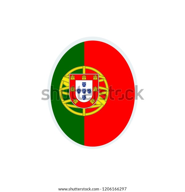 Portugal Flag Portugal Round Flag Stock Image Download Now