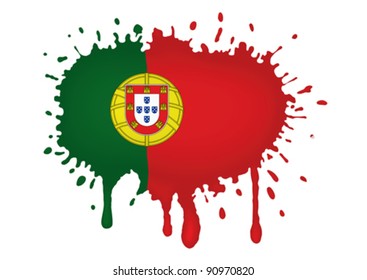Portugal flag sketches