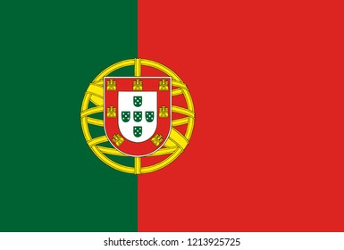 Portugal flag vector, country flags, flags

