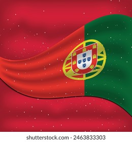 Portugal Flag Vector Design Template