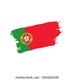 Portugal flag, vector illustration