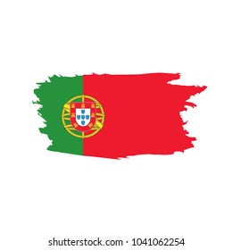 Portugal flag, vector illustration
