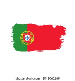 Portugal flag, vector illustration