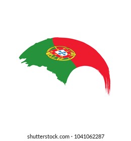 Portugal flag, vector illustration