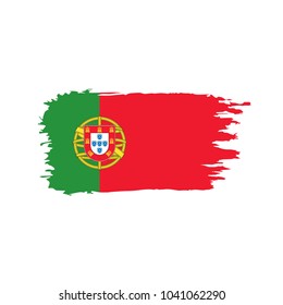 Portugal flag, vector illustration