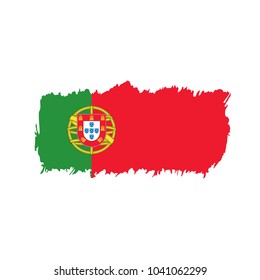 Portugal flag, vector illustration