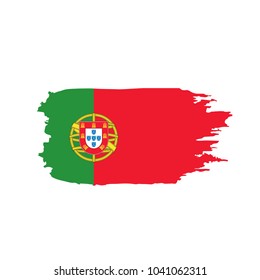 Portugal flag, vector illustration