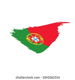 Portugal flag, vector illustration
