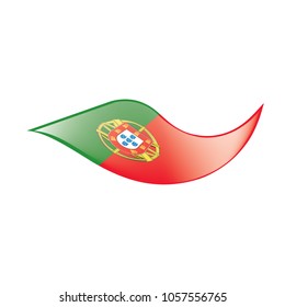 Portugal flag, vector illustration