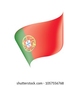 Portugal flag, vector illustration