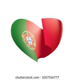 Portugal flag, vector illustration