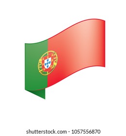 Portugal flag, vector illustration
