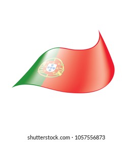Portugal flag, vector illustration