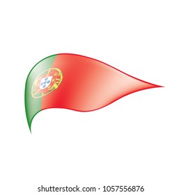 Portugal flag, vector illustration