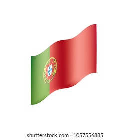 Portugal flag, vector illustration