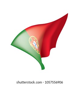 Portugal flag, vector illustration