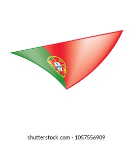 Portugal flag, vector illustration