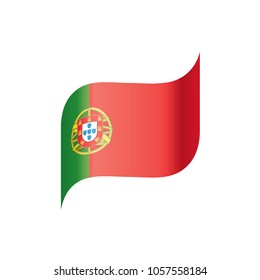 Portugal flag, vector illustration