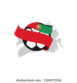 Portugal Football Club Vector Template Design Illustration