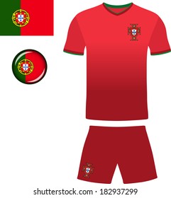 portugal soccer uniform