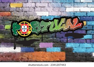portugal graffiti lettering typography art illustration
