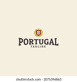 portugal  icon  flag  independence day  logo  template  vector  symbol  illustration  design