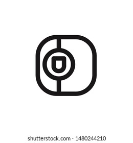 Portugal Icon , National Flag Square Symbol .