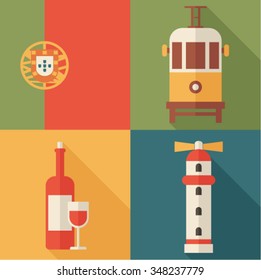 Portugal icon set