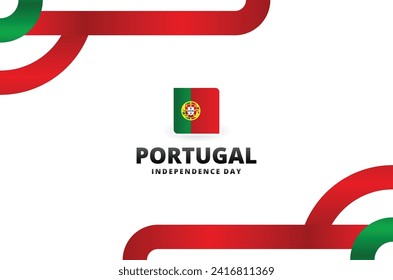 Portugal Independence Day Vector Design Illustration