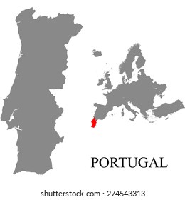 Portugal map