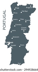 Portugal map