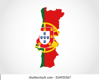 6,828 Portugal map flag Images, Stock Photos & Vectors | Shutterstock