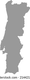 Portugal map on  png or transparent  background,Symbols of Portugal  . vector illustration