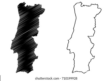 Portugal Outline Images, Stock Photos &amp; Vectors | Shutterstock