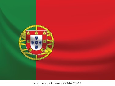 Portugal national flag vector design
