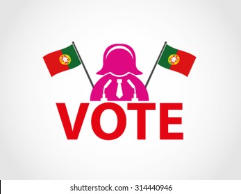 Portugal Podium Speech Agenda Woman Politician