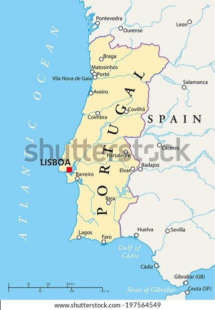 Portugal Grenzen