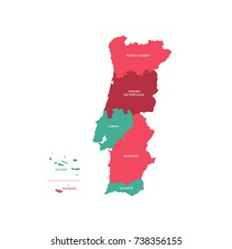 Portugal Regions Map