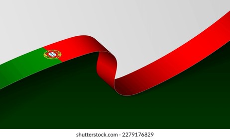 Fondo de la bandera de Portugal. Elemento de impacto para el uso que desea hacer de él.