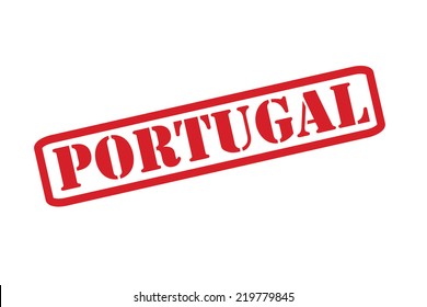 PORTUGAL Rubber Stamp vector over a white background.