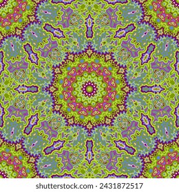 Portugal seamless pattern ethnic design. Interior tile ornament repeat square motif. Beautiful color textile print. Creative texture patchwork seamless pattern. Palermo packaging folk print.