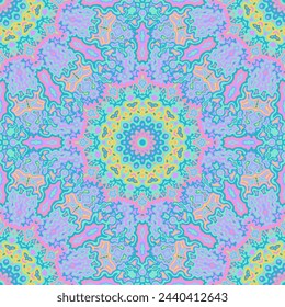 Portugal seamless pattern ethnic design. Bathroom tile ornament repeat square motif. Modern mosque ottoman paper. Creative texture ethnic seamless pattern. Vector ornament shawl fabric print.