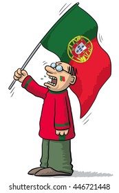 Portugal soccer supporter