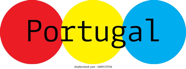PORTUGAL stamp on white background