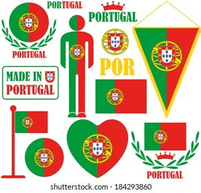 Portugal. Vector Illustration. Logo