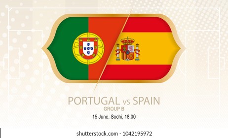 Portugal Vs Spain Hd Stock Images Shutterstock