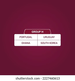 Fase del partido de fútbol entre Portugal y Uruguay, Ghana y Corea del Sur