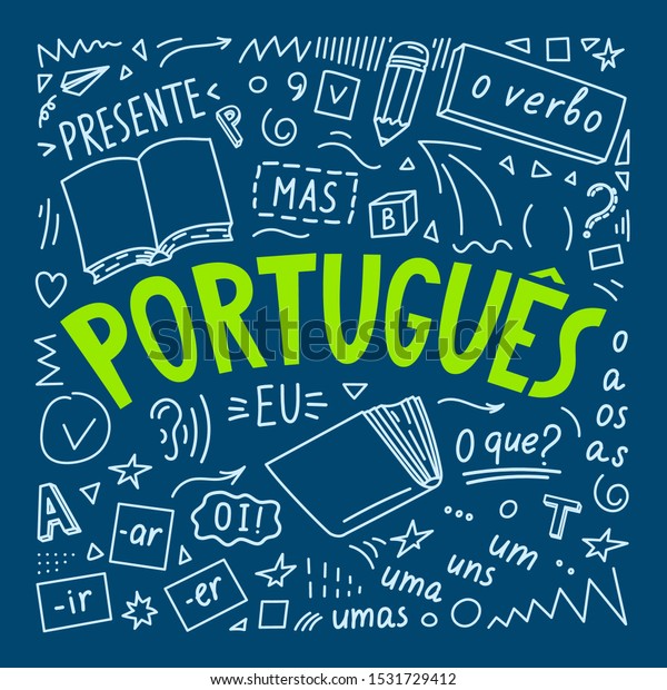 Portugues. Presente,\
o verbo, oi!, mas, eu, O que?, um, uns, uma, umas. Translate:\