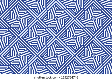 Portuguese azulejo tiles. Watercolor seamless patterns, prints. Oriental, Moroccan, geometric motifs. Suitable for packaging cosmetics, ceramics, T-shirts designs patchwork mosaics