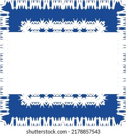 Portuguese ornamental azulejo ceramic. Creative design. Vector seamless pattern illustration. Blue vintage backdrop for wallpaper, web background, towels, print, surface texture, pillows.
